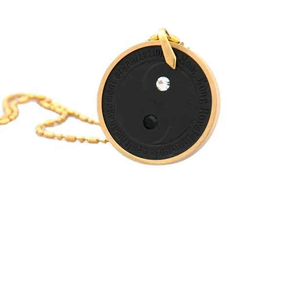 Ebuty Yin Yang Tai Ji Pendant Beautiful Japanese Technology Quantum Lava Scalar Energy for Children