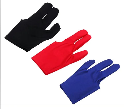 Professional 3 Fingers Billiard Pool Snooker Gloves Left Hand Billiard Accessory MegaBDM