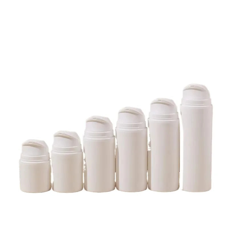 Wholesale 48mm Diameter White Plastic Bottles with Lotion Pump 30 to 150ml Capacity