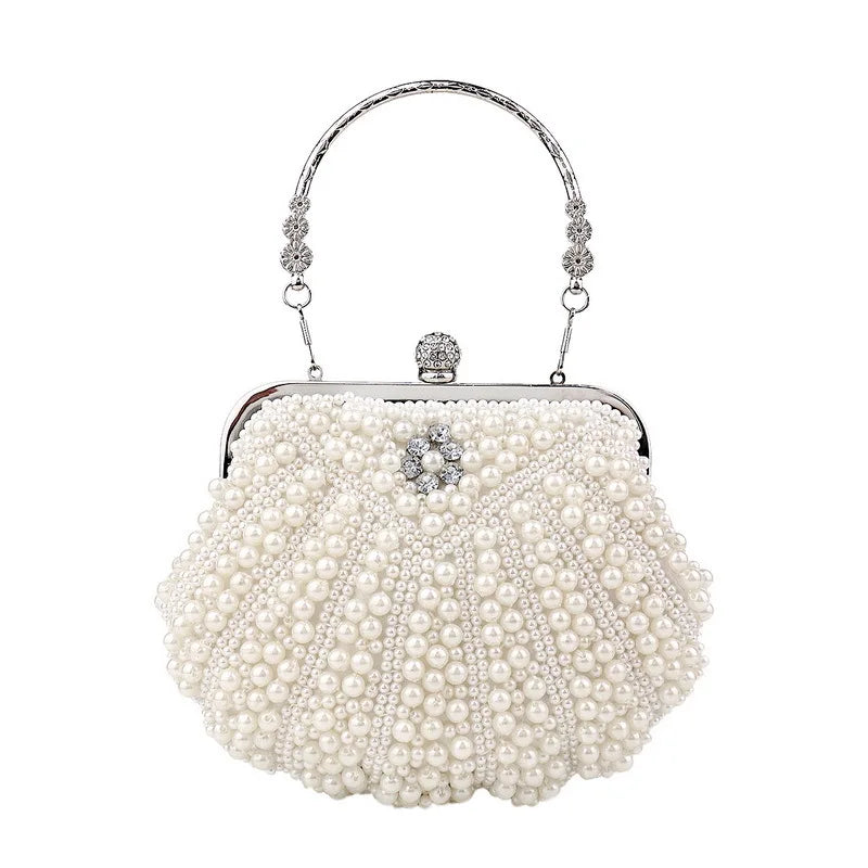 Pearl Pearl Purse Acrylic Clutch Bag Party Wedding Hand Bags Ladies Luxury New Design Evening Bags for Women 2024
