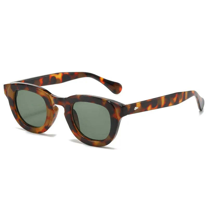 Hot Trend Classic Round Eyeglasses Frames Uv400 Ins Retro Oval Sunglasses Men Sun Glasses for Ladies Custom logo Wholesale
