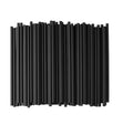 Biodegradable Disposable Black Paper Straws Eco-friendly Thickened Drinking Paper Straws