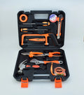 SOLUDE Home Repair Tools Sets12 Pieces Saw Pliers Sets General Household Hand Tools Set With Plastic Toolbox Storage Case