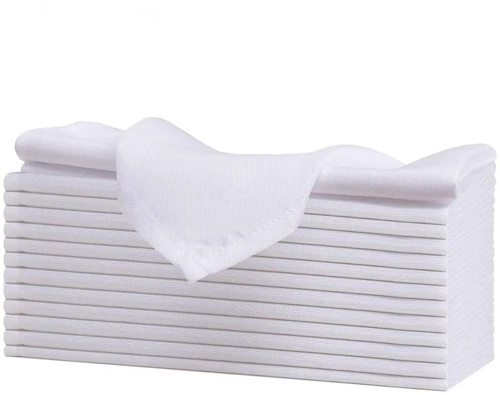 MRTONG High Quality Wholesale Custom  Cloth Napkins Washable  Dinner Napkins  Polyester Napkins