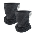 Cooling Ice Silk Breathable Neck Gaiter Face Cover Bandana Mask With Ear Loops for Summer