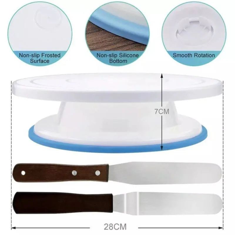 Wholesale 69 Pcs Plastic Cake Decorating Kit Home Kitchen Baking Tool Set