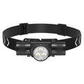 BORUiT 1500LM Headlamp with 6 Working Modes Rechargeable USB C IP66 Waterproof  Head Lantern with Memory Function Head Torch