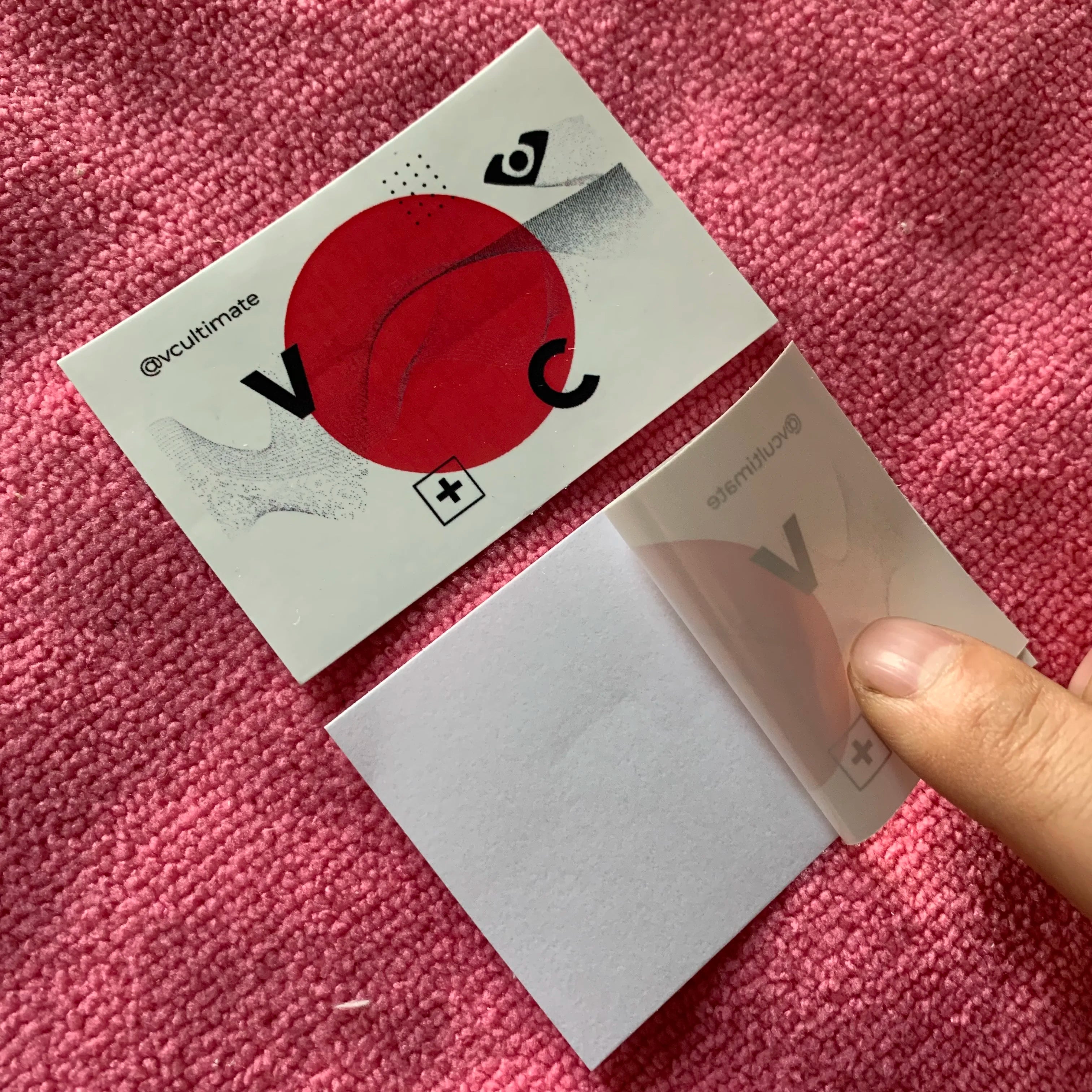 Personalized Design Adhesive PVC StickerUV Resist Waterproof Vinyl Sticker for Garment