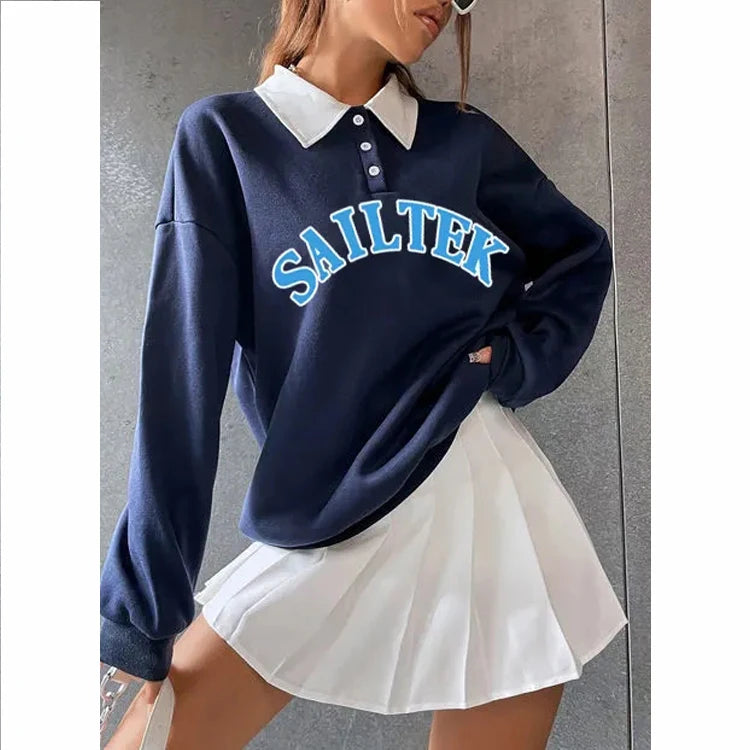 Custom logo Woman Organic Cotton Streetwear Hoodie High Quality Causal Women's Embroidered Pullover  Hoodies