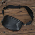 Andong Soft Real Cow Leather Shoulder Sling Bag for Women Cowhide Chest Bags Phone Pocket