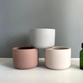 2026 Custom Modern Christmas Wedding Decorative Small Ceramic 10oz Empty Candle Jars for Candle Making