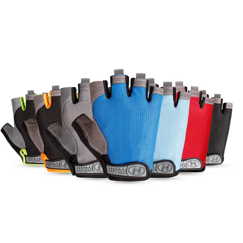 Factory Good Quality Training Fitness Sports Weight Lifting Gym Cycling Half Finger Gloves