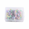 100pcs/box Patchwork Needle Craft Bowknot Flower Button Head Embroidery Positioning Pins DIY Quilting Tool Sewing Accessories