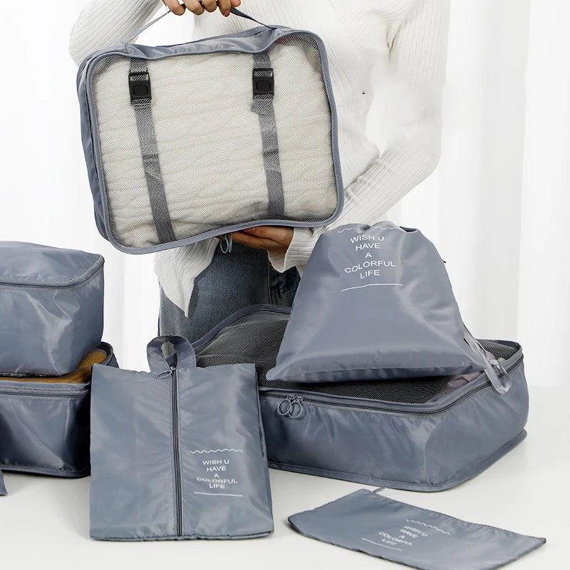 Travel Suitcases Set Nylon Large Capacity Portable Light for Outdoor Bags Travel Storage Bag