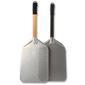 30 ~ 35cm Long square Perforated Pizza Leather Bag Shovel Baking Flip Shovel Processing Custom Total Length 100cm