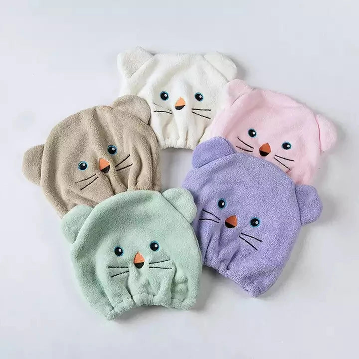 Kids Absorbent Microfiber Hair Towel