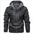 Spring and Autumn New Men Pu Leather Male Motorcycle Handsome Jacket