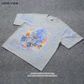 Wholesale Oem 100% Cotton Mens Oversized Tshirt Dtg Print Tee Logo T-shirt Heavyweight Stone Acid Washed Vintage Custom T Shirt