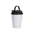 PYD Life Sublimation Portable Reusable Eco-Friendly Travel Custom 12oz Coffee Mugs Coffee Cup with Portable Lid