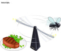 BolerGifts Holographic Fly Fan Battery Powered Bug Scare Device with Clear Blades Effective in Shooing Flies & Mosquitoes Away