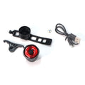 New Image Smart Rear Light Bicycle Tail Light USB Bike Flashlight Lantern Led Lamp Auto Brake Sensing Safety Cycling Taillght