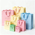 Custom Logo Offset Printing  Includes Ribbon Accessories Paper Bags for Cosmetic Clothing Perfume Packing