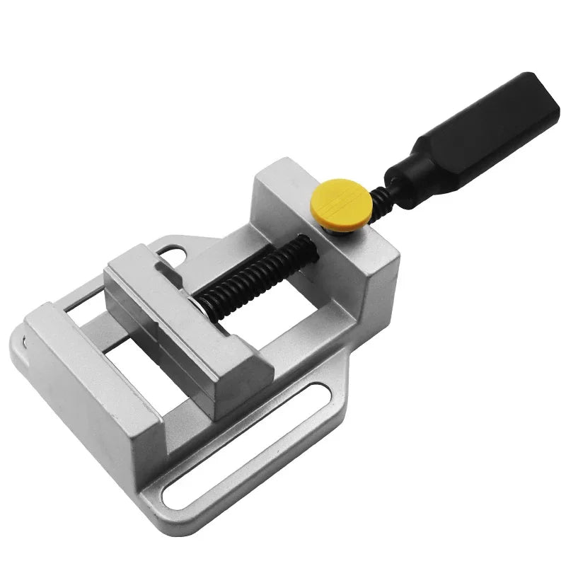 Mini Vise Parallel-Jaw Flat Vice Table Vice Can Use Distribution Drill Stand for CNC Router Machine Carving Bench DIY Craft