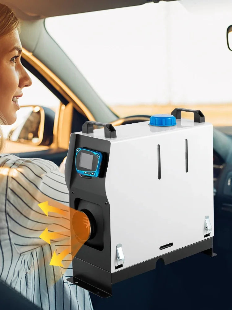 Czech Poland Germany Diesel Air Heater All in One 8KW 12V with Muffler Diesel Parking Heater for Car Vans Truck RV
