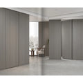 Wish 2026 Style Modern Manual Opening Frameless Aluminum Wooden Door with Sound Insulation and Finished Surface