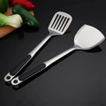 4 Pcs Stainless Steel Heat-Resistant Non-Stick Kitchen Utensils Set Spatula Scoop Turner Cooking Tool Hand Wash Only