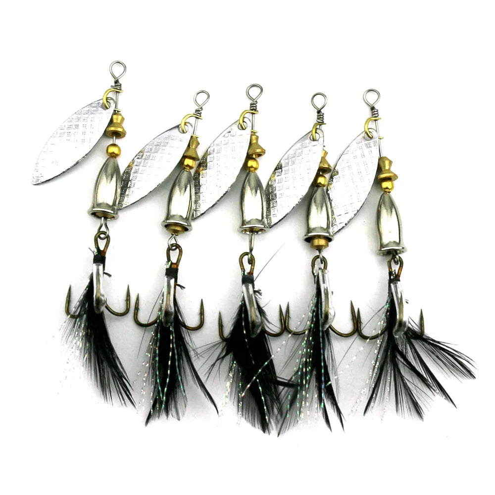 Newup Wholesale 7.7CM 5.9G Wholesale Low Price Fishing Bait Artificial Spinner Fishing Lure