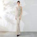 16273#  Party Slimming Fishtail Dress Host Annual Meeting Evening Gown Bridal