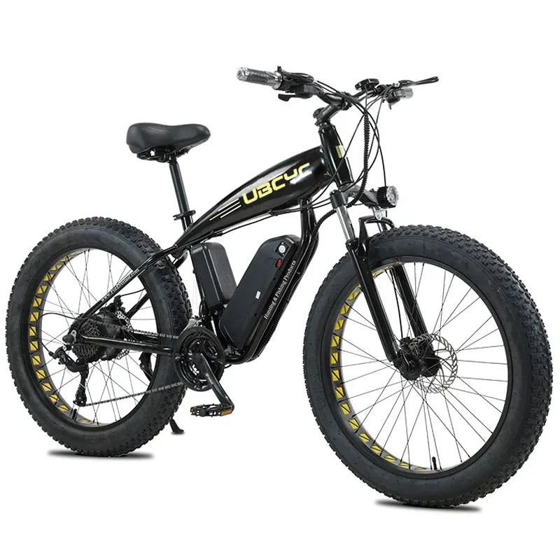 2024 Factory 1000w Adult Electric Mountain Bike 26" Fat Tyre 36V 48V 8AH 10AH 350W Variable Speed Electric Snow Bike Beach Ebike