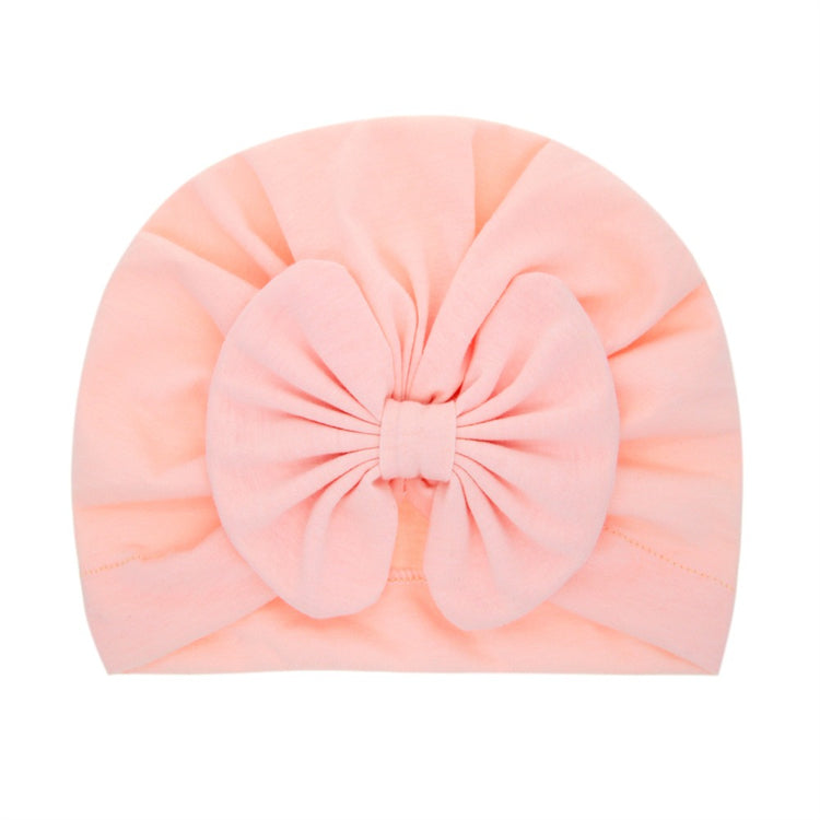 Cute Baby Bow Hats Lovely Kids Girls Toddler Turban Caps Plain Infant Newborn Solid Baby Hair Accessories