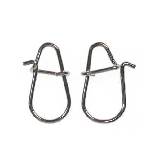 0# - 3# Stainless Steel Gourd Shape Snap Strong Strength Fishing Line Lure Rigs Connector Accessories Corrosion-resistance