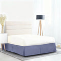 OEKO BSCI ISO Certificate Elegant Microfiber Bed Skirt Waterproof Solid Color Protective Cover for Queen and King Size Beds
