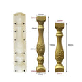 2023 New Design Precast Plastic Decorative Flower Gourd Shape Concrete Baluster Mold for Sale