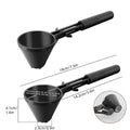 Mini Eco-Friendly Plastic Coffee Filter Spoon with No Spill Funnel for Protein Powder Exercise Drink & Milk Powder Preparation