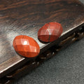 HZ Natural Red Jasper Round Cabochon Loose Gemstone