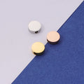 Markdown Sale Small Hole Spacer Beads Round Beads Stainless Steel Double-sided Mirror Finely Polished Loose Beads Wholesa