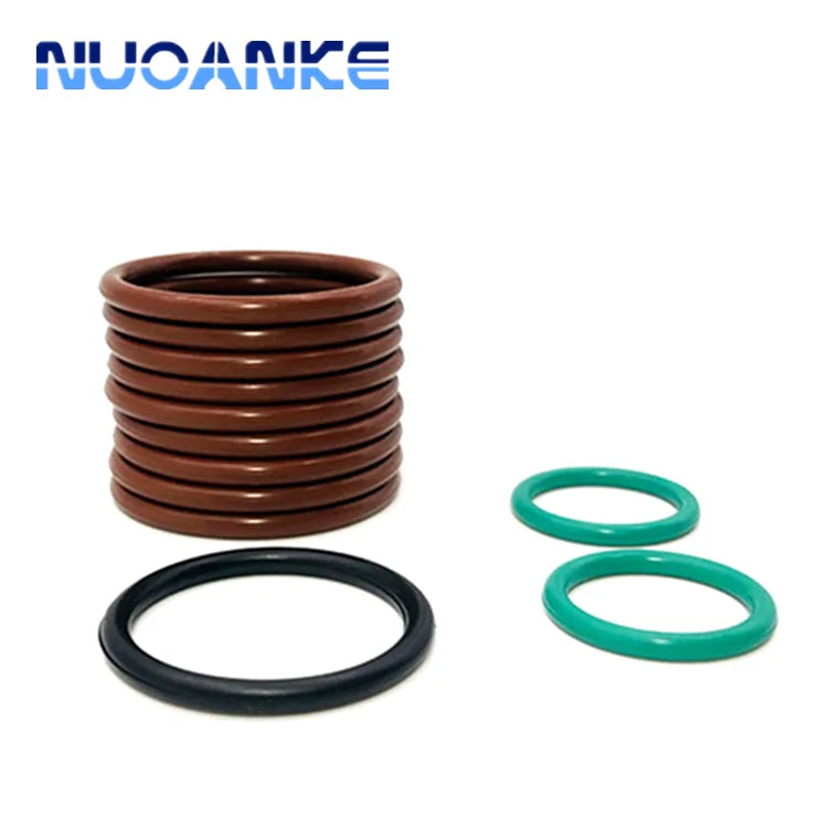 High Temperature Resistance FKM Fluorous O-Ring Seal Green/Brown/Black FPM ORing FKM Rubber O Ring FKM