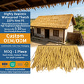 Custom Fireproof Palmex Straw Roofing Thatching Roof Nipa Palapa Leaves Thatch Tile With High Quality