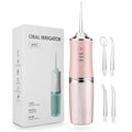 Rechargeable Oral Care Irrigator Portable Dental Oral Irrigator Water Flosser 3-Speed Water Spray Dental Floss Cleaning Device
