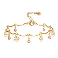 GT Hot Selling High Quality Gold Anklet 2022 Fashion New Design Brass Waterproof Anklet for Women