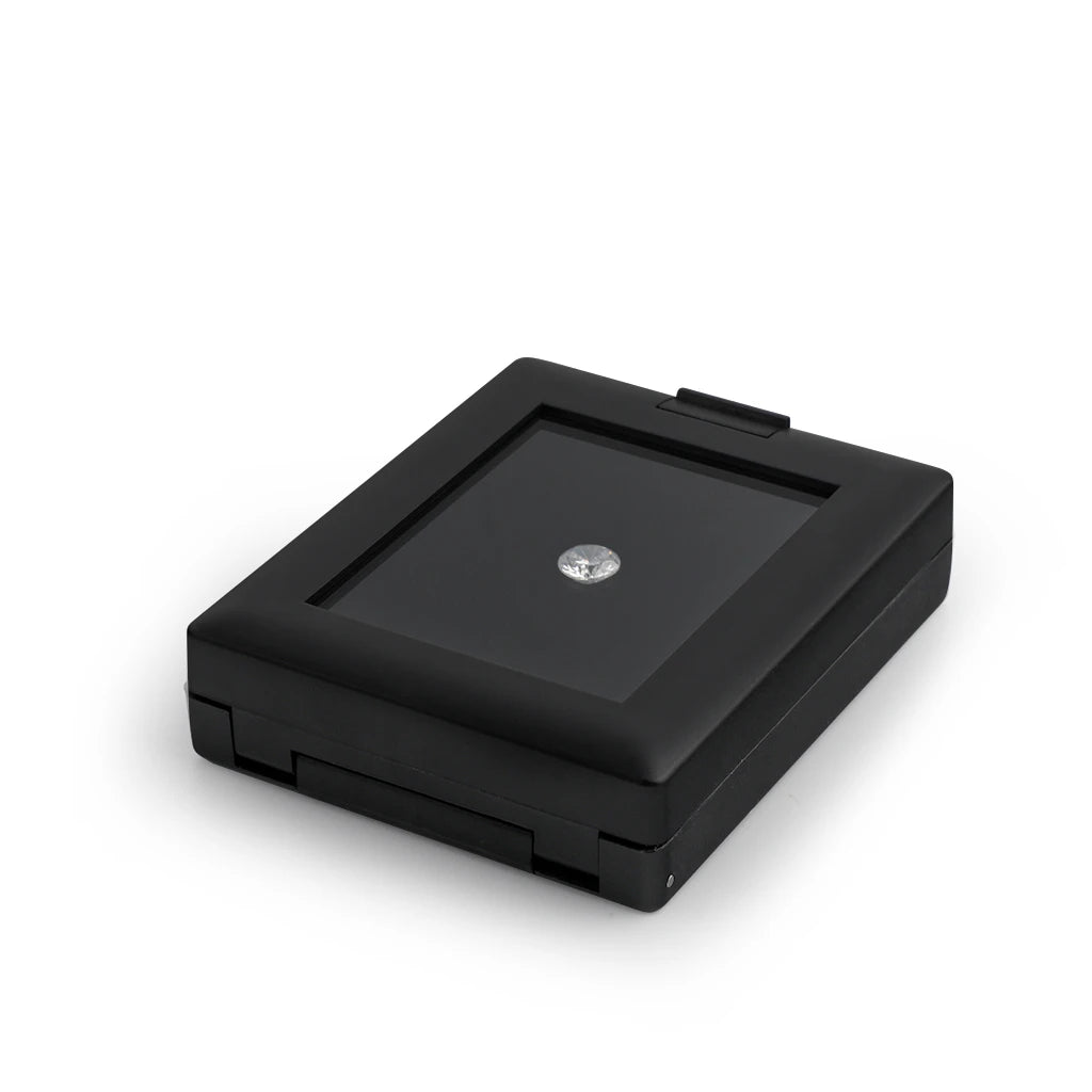 Professional Finish Self-Stand Gemstone Display Box with Built in Stand DK21624-N GemTrue Newest