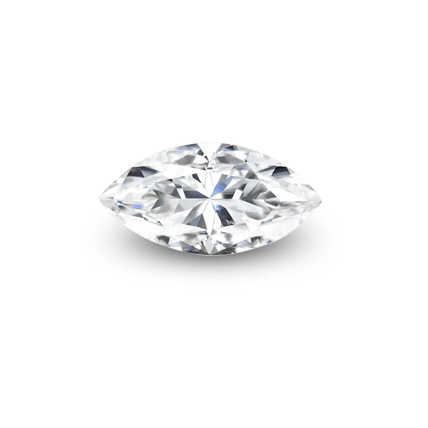 Brilliant White DEF Color Mysterious Marquise Cut Moissanite