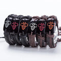 Manufacturer Honeybee Bees Genuine Leather Wrap Bracelets for Men Bee Charm Bracelet for Women