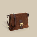 Genuine Leather Women Tote Suede Sequined Bag Large Capacity Fashion Messager Cowhide Shoulder Crossbody