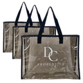 Multicolor Ins Style Transparent Soft Pvc Bags Travel Clear Pvc Cosmetic Trendy Pvc Logo Tote Bags Colorful Shopping Bag