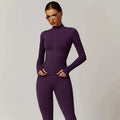 Winter Two Pieces Sport Set Long Sleeve Front Zipper Gym Jacket With Pocket High Waist Butt Lifting Yoga Leggings for Women MegaBDM